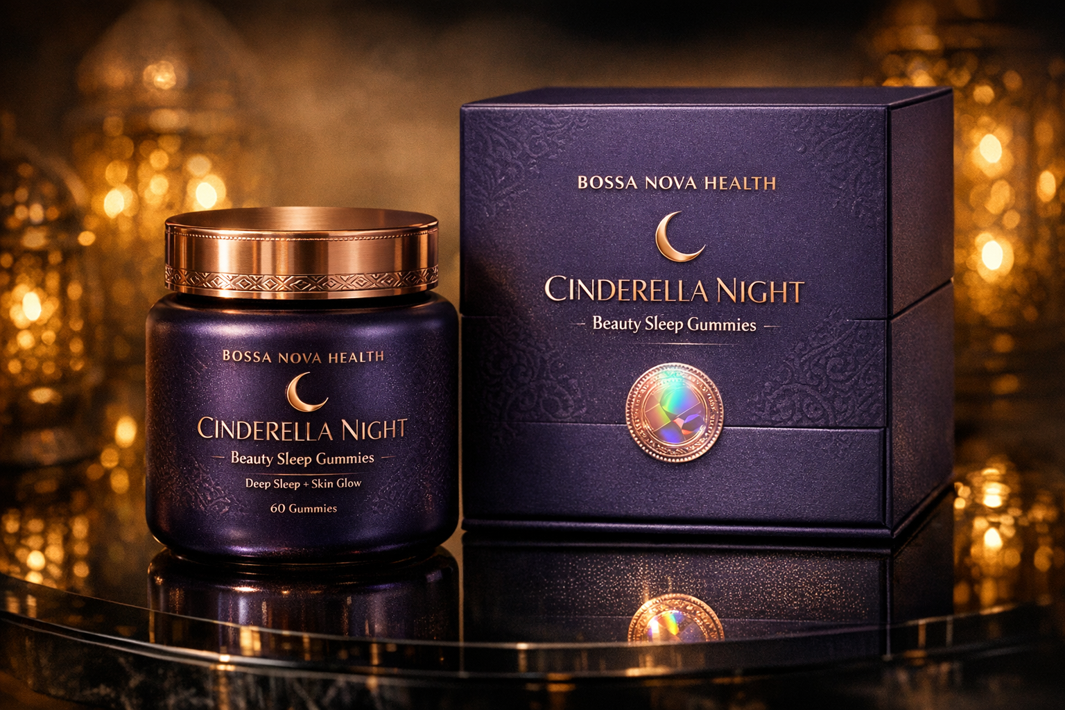 Cinderella Night embalagem roxa